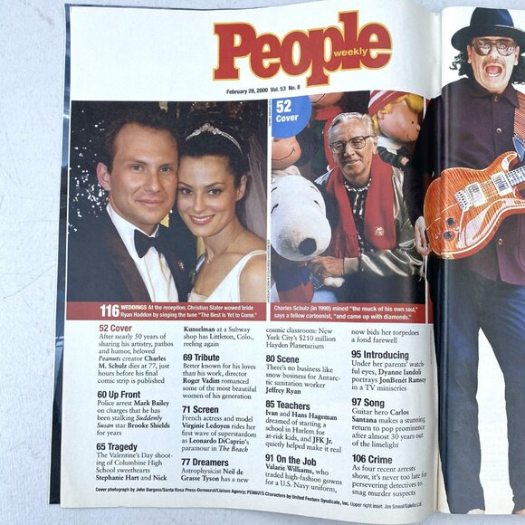 2/28/2000 PEOPLE WEEKLY Special Commemorative Tribute Charles Schulz Magazine - Picture 3 of 8